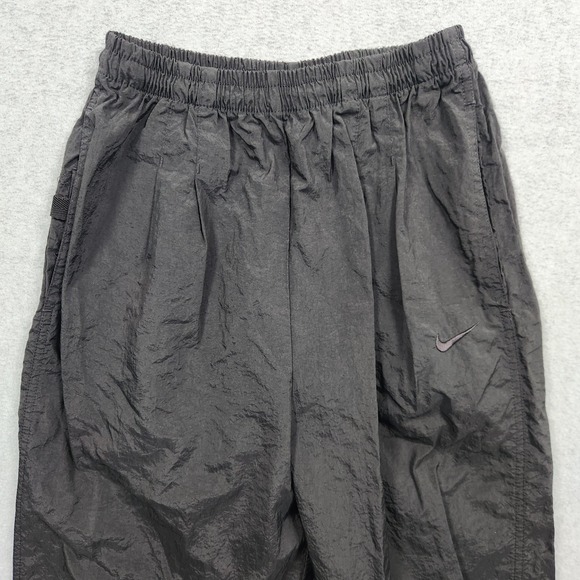 Nike Other - Vintage Nike Track Pants Youth Medium (8/10) Black Zipper Ankle Loose Y2K